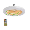 Ver imagem 2 de Luminária Lâmpada E27 Ventilador Teto 36w Led Rgb Cor Branco