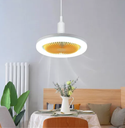Ver imagem 4 de Luminária Lâmpada E27 Ventilador Teto 36w Led Rgb Cor Branco