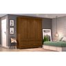 Guarda-Roupa Roupeiro Casal Flex 3 Portas Deslizantes 6 Gavetas Briz - 2