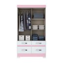 Ver imagem 7 de Guarda Roupa 2 Portas Deslizantes 4 Gavetas BE25 Briz