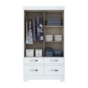 Ver imagem 6 de Guarda Roupa 2 Portas Deslizantes 4 Gavetas BE25 Briz