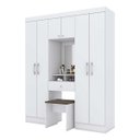 Ver imagem 1 de Guarda-Roupa Roupeiro Casal Flex 6 Portas 2 Gavetas com Espelho Briz