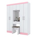 Ver imagem 2 de Guarda-Roupa Roupeiro Casal Flex 6 Portas 2 Gavetas com Espelho Briz