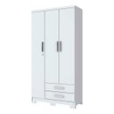 Ver imagem 1 de Guarda-Roupa Roupeiro Solteiro Flex Açaí 3 Portas 2 Gavetas Henn