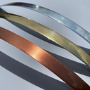 Ver imagem 4 de Fita Metalizada Decorativa Painel Parede Efeito Marmore 1 Metro Decoração Ripado Cabeceira Sala