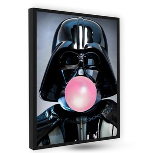 Quadro Grande Decoração Home Office Elegante Moderno Revenda:Darth Vader Babaloo