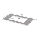 Ver imagem 3 de Módulo Cozinha Henn Americana Tampo Gabinete P/cooktop 80x53cm Calcare-henn