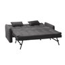 Sofá Cama Madalena 3 Lugares Chumbo Matrix - 3