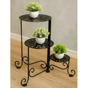 Ver imagem 3 de Floreira Articulada de Madeira e Ferro - Painel Jardim Vertical e Suporte de Vasos