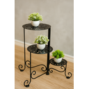 Ver imagem 1 de Floreira Articulada para 3 Vasos em Aço Linha Exclusiva