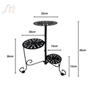 Ver imagem 5 de Floreira Articulada para 3 Vasos em Aço Linha Exclusiva