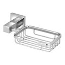 Ver imagem 4 de Kit Acessórios Quadrado Banheiro 100% Metal Cromado 5 Peças