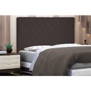 Ver imagem 2 de Cabeceira Dubai Para Cama Box Queen 160 cm Suede Café - D’Rossi