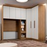 Guarda Roupa Modulado Solteiro Safira 007 em Mdf com 7 Portas e 4 Gavetas - 2