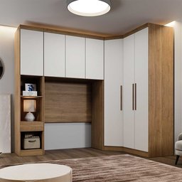 Guarda Roupa Modulado Solteiro Safira 007 em Mdf com 7 Portas e 4 Gavetas - 3