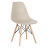Kit 4 Cadeiras Charles Eames Eiffel Dsw - Base de Madeira Clara - Nude - 2