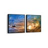 Conjunto 2 Quadros Decorativos Túnel Da Onda - 1