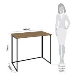 Mesa Dobrável Mobile 0,90x0,50 Weboffice - Fresno/Preta - 7 Mesa Dobrável Mobile 0,90x0,50 Weboffice - Fresno/Preta - 7