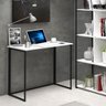 Mesa Dobrável Mobile 0,90 x 0,50 Weboffice - Branco/Preto - 1