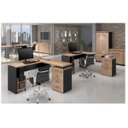 Ver imagem 4 de Mesa para Escritório em L Web30 1,35M 4 Gavetas - Calvi/Preto