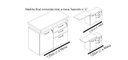 Ver imagem 3 de Mesa para Escritório Web30 1,20 + Balcão 1Pt 3Gv Marsala/Preto