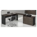 Ver imagem 1 de Mesa para Escritório Web30 1,20 + Balcão 1Pt 3Gv Marsala/Preto