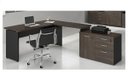 Ver imagem 1 de Mesa para Escritório Web30 1,20 + Balcão 1Pt 3Gv Marsala/Preto