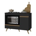 Ver imagem 2 de Balcão para Cooktop e Forno 105cm 1 Porta 1 Gaveta Veneza Multimóveis MP2258