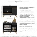 Ver imagem 3 de Balcão para Cooktop e Forno 105cm 1 Porta 1 Gaveta Veneza Multimóveis MP2258