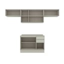 Ver imagem 4 de Cozinha Compacta 4 Peças 100% MDF Linha Fineze Areia