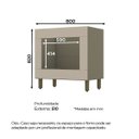 Ver imagem 2 de Balcão Connect Para Forno de Embutir 82cm Em MDF Henn