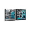 Conjunto 2 Quadros Decorativos Casas - 1