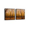 Conjunto 2 Quadros Decorativos Árvore Outono - 1
