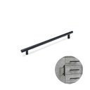 Ver imagem 1 de Puxador para Portas e Gavetas 288 mm x Ø12 mm Preto 4 peças