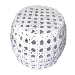 Puff Bahamas - Decoração, Banco, Seat Garden, Alumínio, Fibra Sintética, Jardim Lazer Área Banquinho - 2