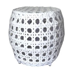 Puff Bahamas - Decoração, Banco, Seat Garden, Alumínio, Fibra Sintética, Jardim Lazer Área Banquinho - 1