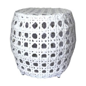 Puff Bahamas - Decoração, Banco, Seat Garden, Alumínio, Fibra Sintética, Jardim Lazer Área Banquinho