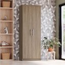 Ver imagem 1 de Armário Multiuso 2 Portas 6 Prateleiras Happy Espresso Móveis