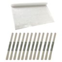 Ver imagem 1 de Forro para Armário Organizador Gavetas Closet Pia Prateleira Cozinha Transparente 14,4 Metros