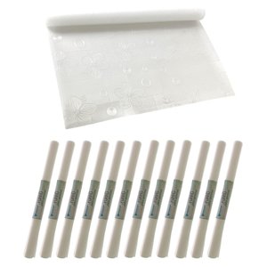 Forro para Armário Organizador Gavetas Closet Pia Prateleira Cozinha Transparente 14,4 Metros