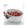 Escorredor de Salada Tomate Uva Lava Verdura Tigela Branca 1l - 3