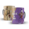 Caneca Porcelana Umbanda Candomblé Orixás Obaluaê Nanã Roxo - 1
