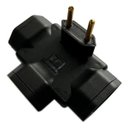 Ver imagem 3 de Adaptador Benjamin T Plug Tomada Pino Articulado 3 Saídas | Utilimix