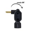 Ver imagem 2 de Adaptador Benjamin T Plug Tomada Pino Articulado 3 Saídas | Utilimix