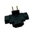 Ver imagem 5 de Adaptador Benjamin T Plug Tomada Pino Articulado 3 Saídas | Utilimix