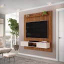 Ver imagem 2 de Painel para Tv até 65 Polegadas Ripado Dj Móveis Luca 160 Freijó Off