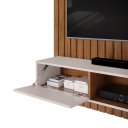 Ver imagem 5 de Painel para Tv até 65 Polegadas Ripado Dj Móveis Luca 160 Freijó Off