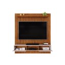 Ver imagem 3 de Painel para Tv até 65 Polegadas Ripado Dj Móveis Luca 160 Freijó Off