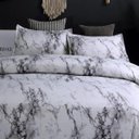 Ver imagem 3 de Jogo de Cama Casal Comum 7 Peças com Edredom Mármore Decor