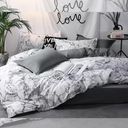Ver imagem 2 de Jogo de Cama Casal Comum 7 Peças com Edredom Mármore Decor